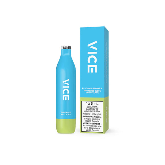 VICE 2500 JETABLE - GLACE MELON RAZZ BLEU