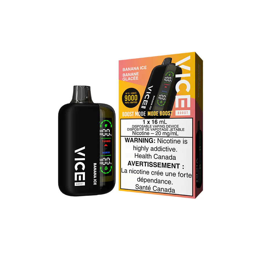 Vice Boost 9000 Puffs Disposable Vape-Banana ice