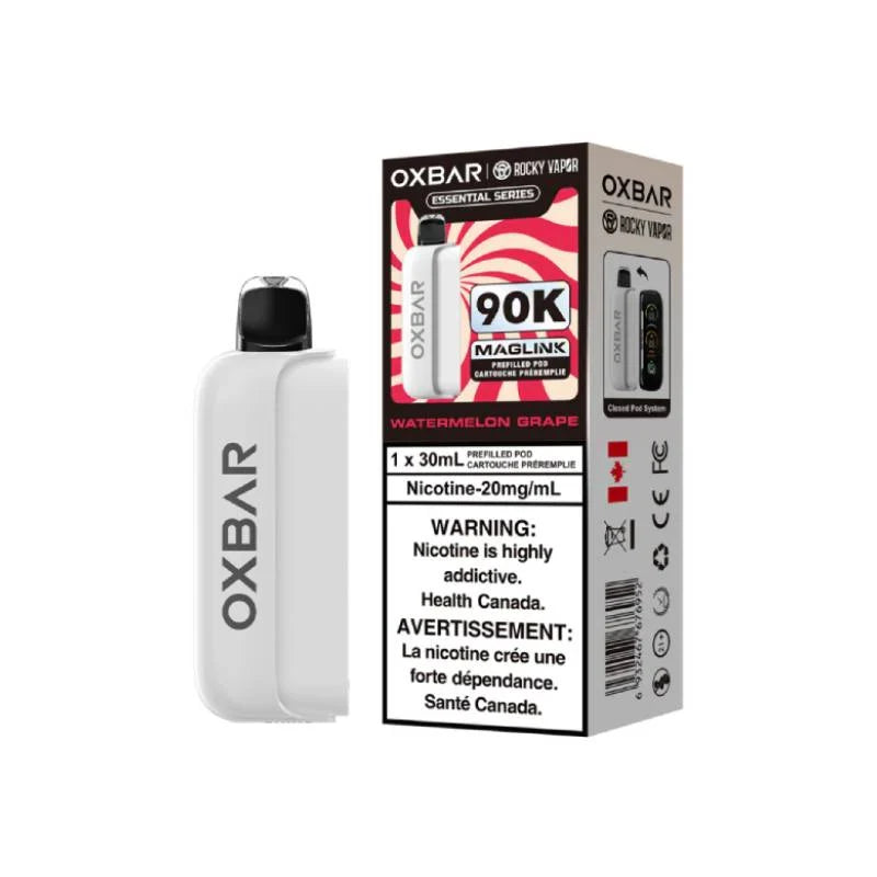 Watermelon Grape  - Rocky Vapor Oxbar Maglink- 90k {Prefilled Pods} (Without Battery)