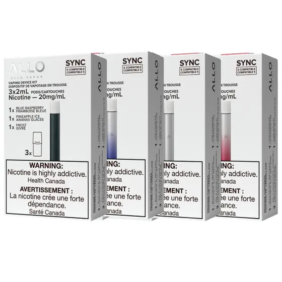 Kit de démarrage Allo Sync Noir 20 mg (3 dosettes incluses) 