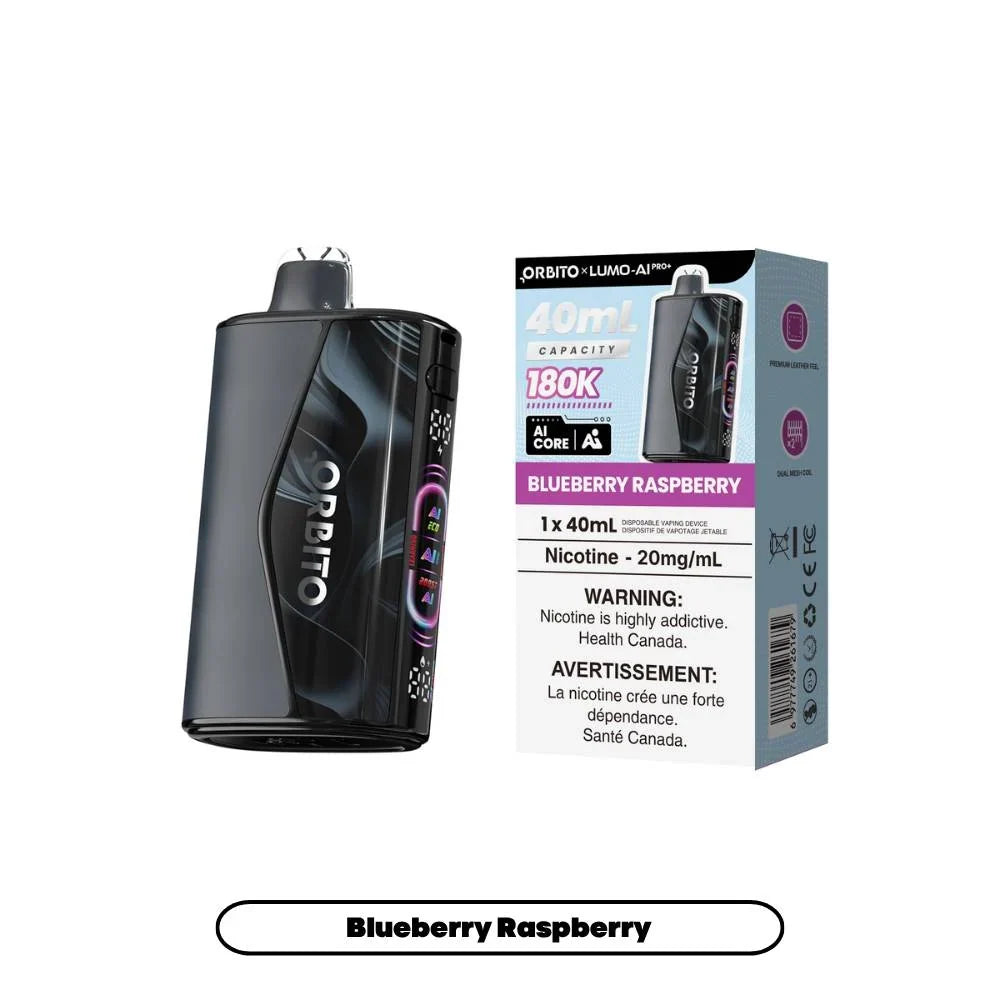 ORBITO LUMO AI PRO 180k Disposable Vape 40ML [ALL FLAVOURS] - Calgary Vape Shop