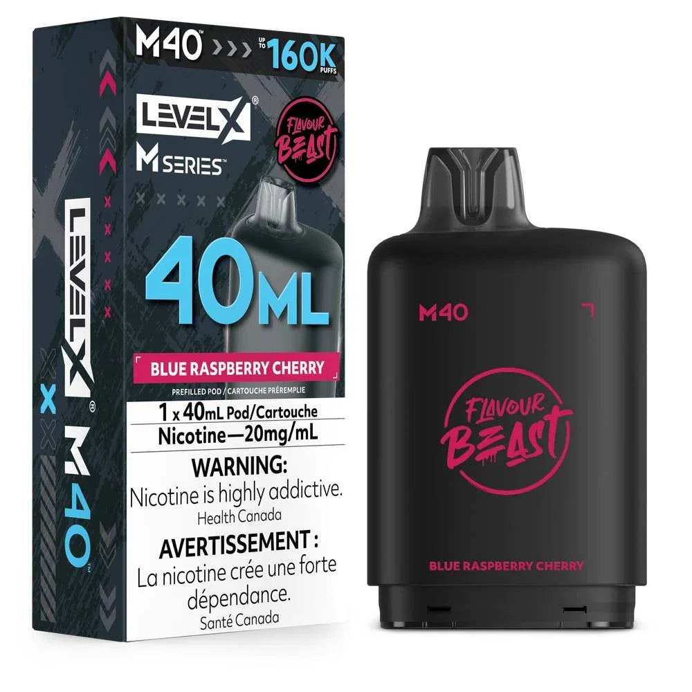 Level X Flavour Beast M40 160K Puff Pod  (All flavours ) | Vape delivery calgary