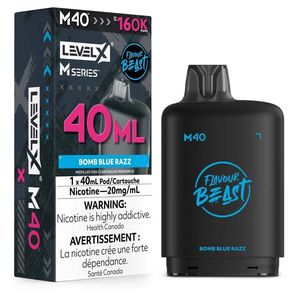 Level X Flavour Beast M40 160K Puff Pod  (All flavours ) | Vape delivery calgary