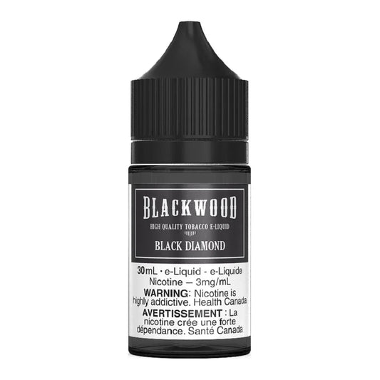 Black Diamond Blackwood Freebase 30ml Tobacco Vape Juice Calgary