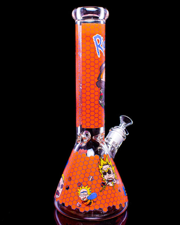 14" Rick & Morty Beaker Bong - 5 Color [wp292]