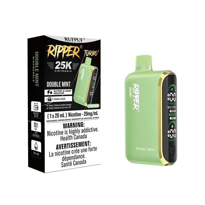 VAPE JETABLE RUFPUF RIPPER TURBO 3 25K 