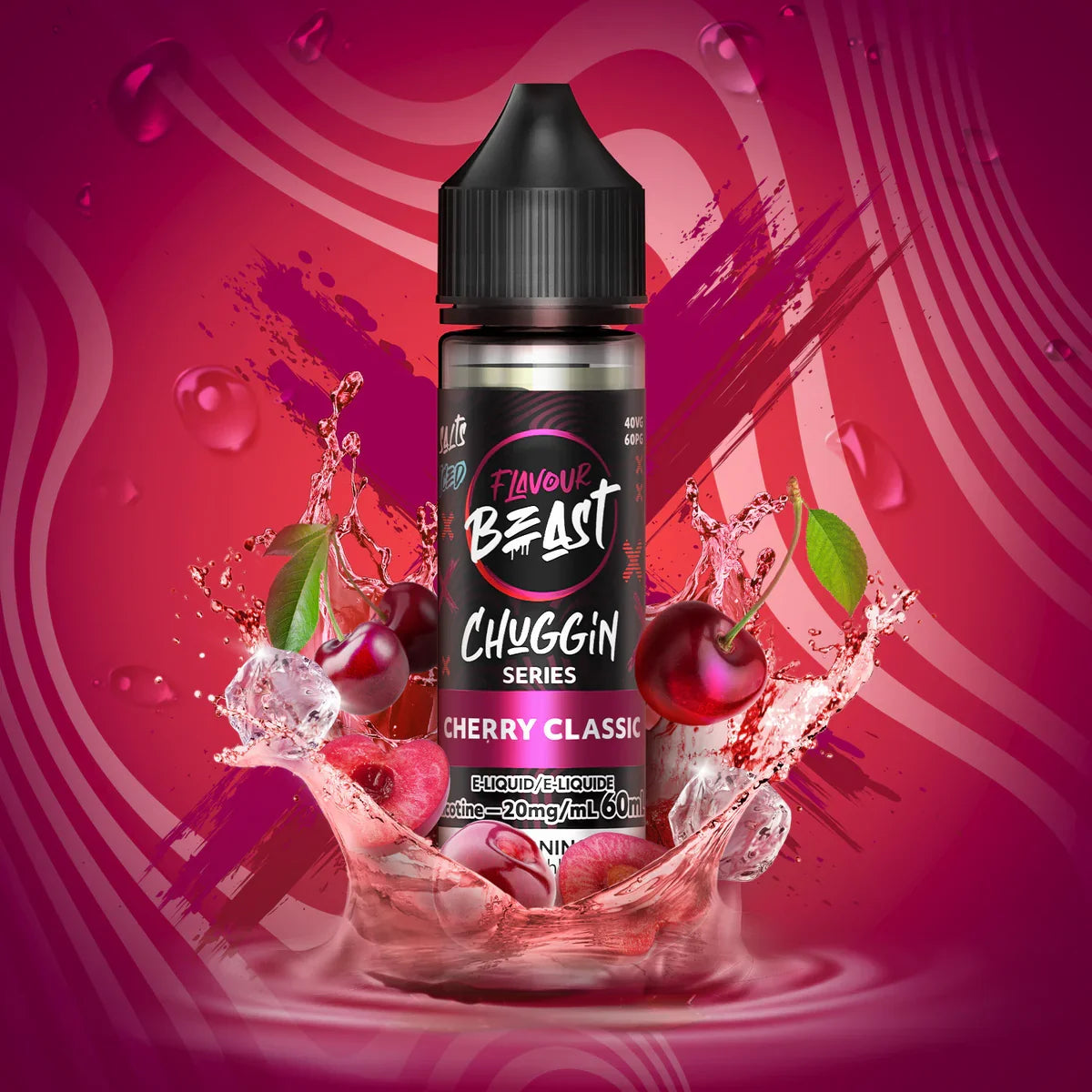 Cherry Classic (Iced) - Flavour Beast E-Liquid ( 20mg/60mL )