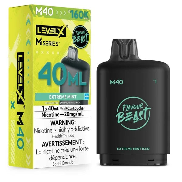 Level X Flavour Beast M40 160K Puff Pod  (All flavours ) | Vape delivery calgary