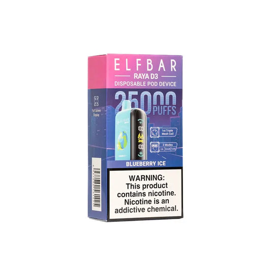 ELFBAR Raya D3 25000 Puffs Disposable Vape-Blueberry Ice