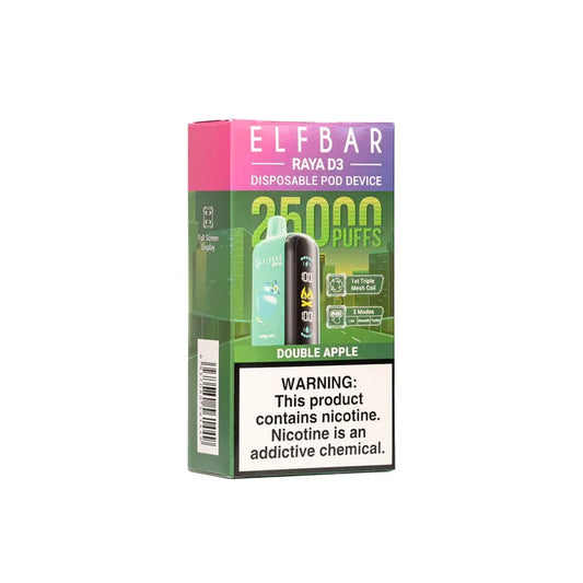 ELFBAR Raya D3 25000 Puffs Disposable Vape-Double Apple