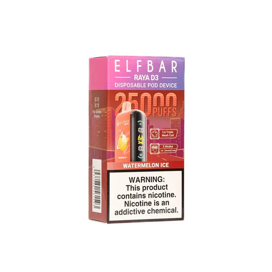 ELFBAR Raya D3 25000 Puffs Disposable Vape-Watermelon Ice