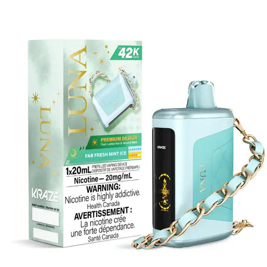 Fab Fresh Mint Ice - Kraze Luna 42k Disposable