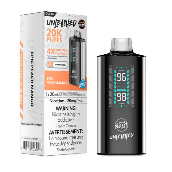 FLAVOUR BEAST UNLEASHED 20K DISPOSABLE VAPE