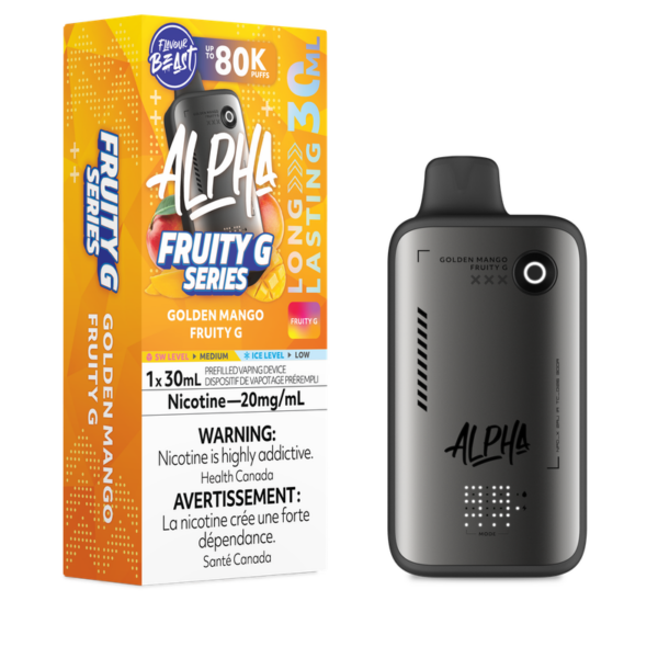 Golden Mango Fruity G - Flavour Beast Alpha 80K Disposable Vape 