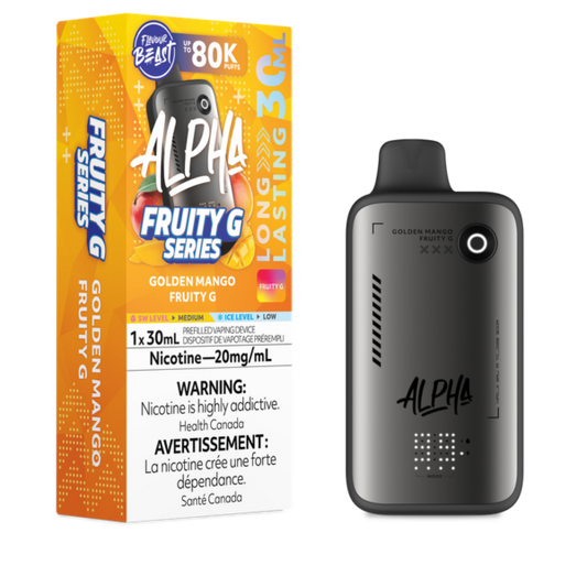 Golden Mango Fruity G - Flavour Beast Alpha 80K Disposable Vape 