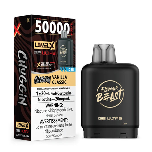Vanilla Classic - Flavour Beast Level X G2 Ultra Pod 50K ( 20ML )