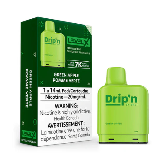 Level X Drip'n Pod 14 ml - Pomme verte 20 mg