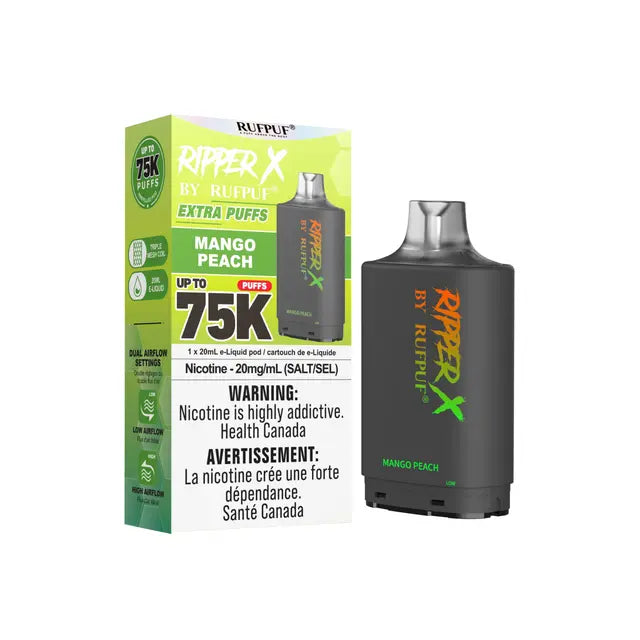 Mango Peach - Ripper X 75k Disposable Pod- (Without Battery)