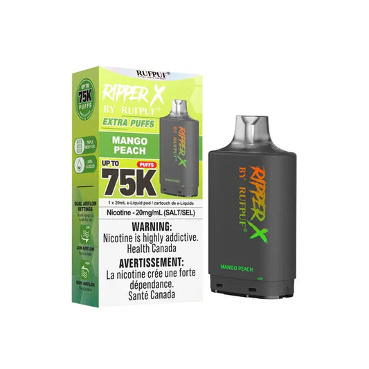 Mango Peach - Ripper X 75k Disposable Pod- (Without Battery)