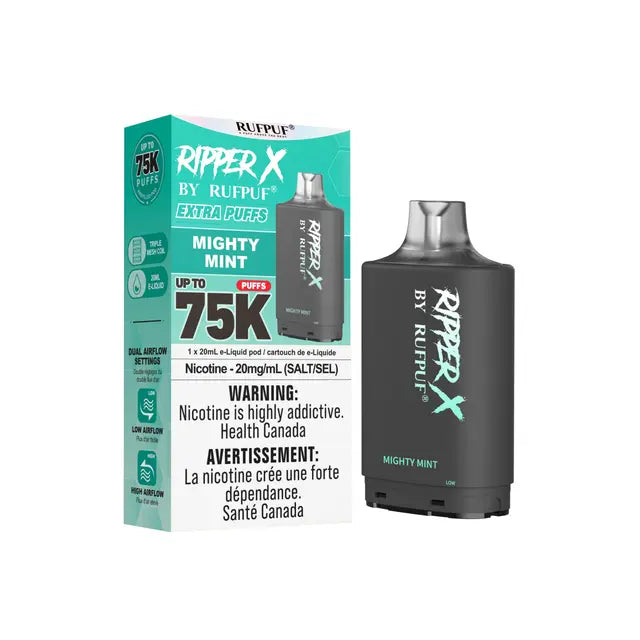 Mighty Mint - Ripper X 75k Disposable Pod-  (Without Battery)
