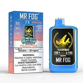Peach Ice  - Steezy Series Mr Fog Nova Upto 36000 Puffs Disposable Vape