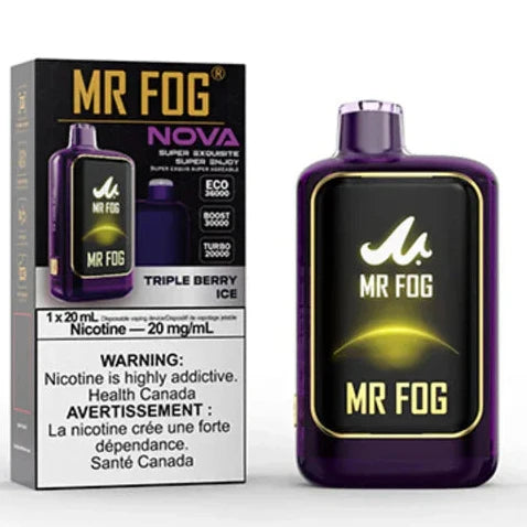 Triple Berry ICE -  Mr Fog Nova 36k Puffs Disposable Vape