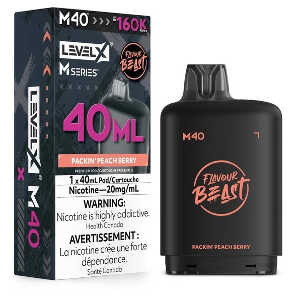 Level X Flavour Beast M40 160K Puff Pod  (All flavours ) | Vape delivery calgary