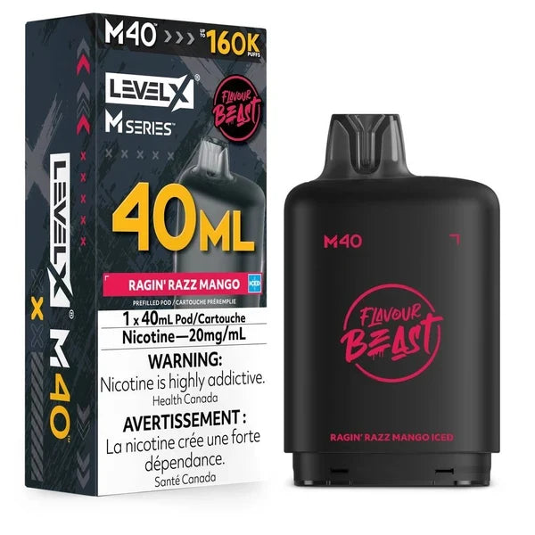 Level X Flavour Beast M40 160K Puff Pod  (All flavours ) | Vape delivery calgary