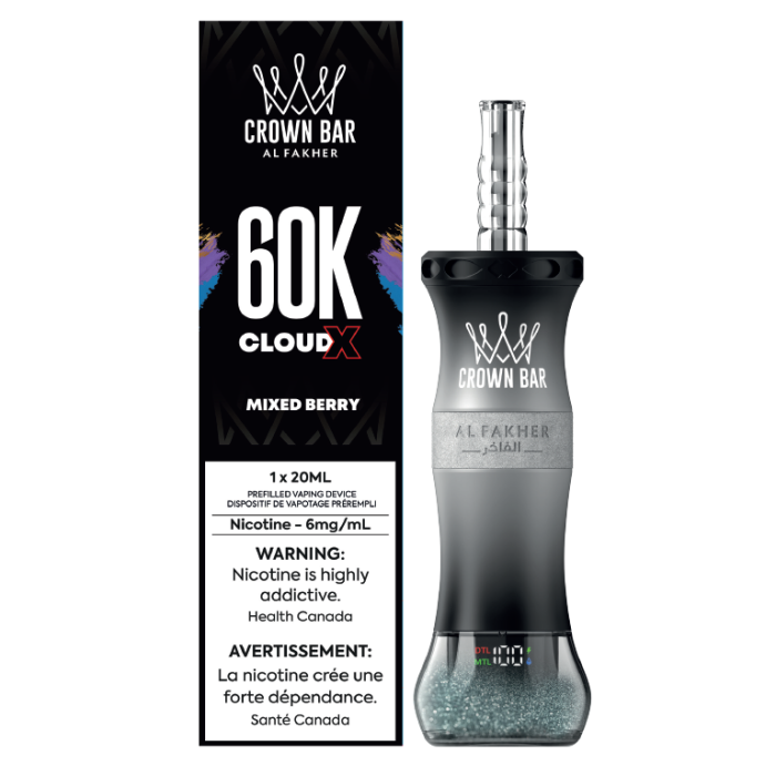 Mixed Berry - Al Fakher Crown Bar Cloud X 60K Disposable Vape
