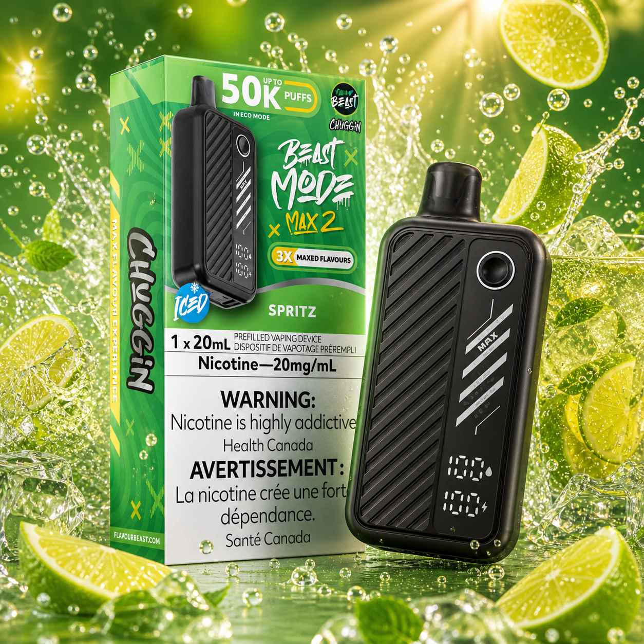 Spritz - Flavour  Beast Mode MAX 2 Disposable Vape