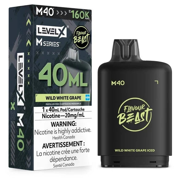 Level X Flavour Beast M40 160K Puff Pod  (All flavours ) | Vape delivery calgary